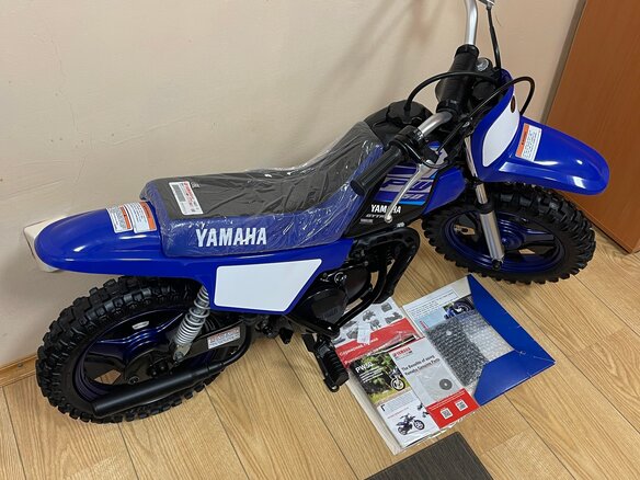 2021 Yamaha PW50/PW80, синий - вид 2