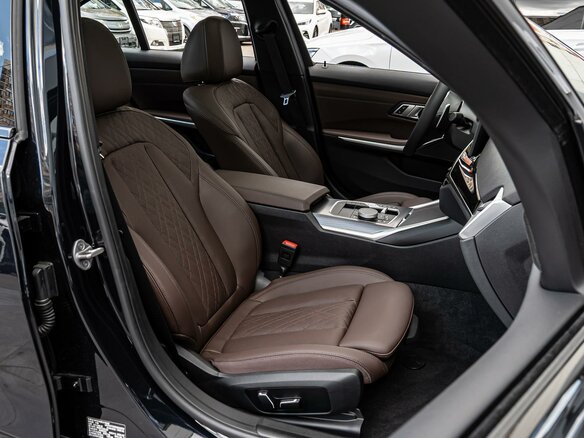 2024 BMW 3 серии 325i VII (G2x) Рестайлинг, чёрный - вид 10