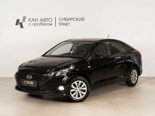2020 Hyundai Solaris II Рестайлинг, чёрный, 1384658 рублей, вид 1
