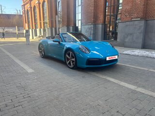 2019 Porsche 911 Carrera 4S VIII (992), голубой, 10000000 рублей, вид 2