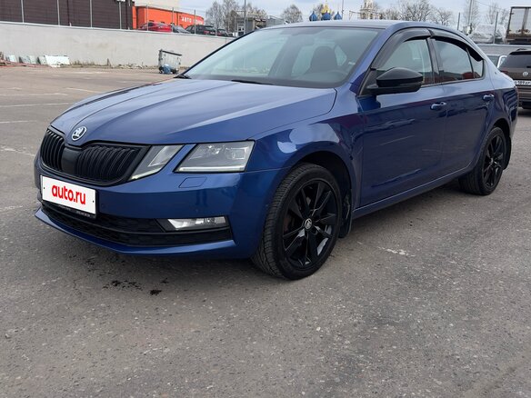2019 Skoda Octavia III (A7) Рестайлинг, синий
