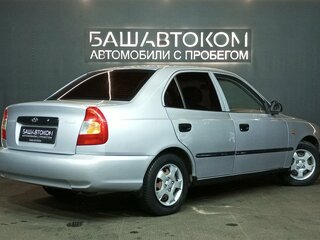 2007 Hyundai Accent ТагАЗ II, серебристый, 450000 рублей, вид 4