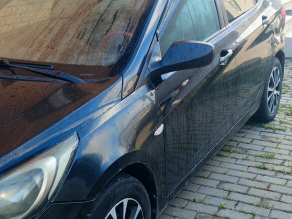 2013 Hyundai Solaris I, чёрный, 470000 рублей - вид 3