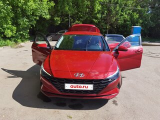 2021 Hyundai Elantra VII (CN7), красный, 1780000 рублей, вид 1