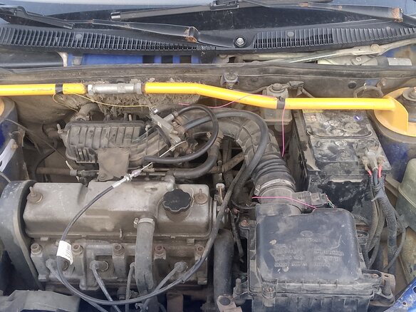 2006 Lada (ВАЗ) Kalina I, синий, 129000 рублей - вид 5