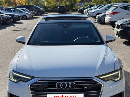 2020 Audi A6 45 TFSI V (C8), белый, 3390000 рублей, вид 3