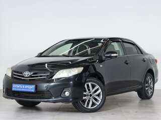 2011 Toyota Corolla X (E140, E150) Рестайлинг, чёрный, 949000 рублей, вид 3