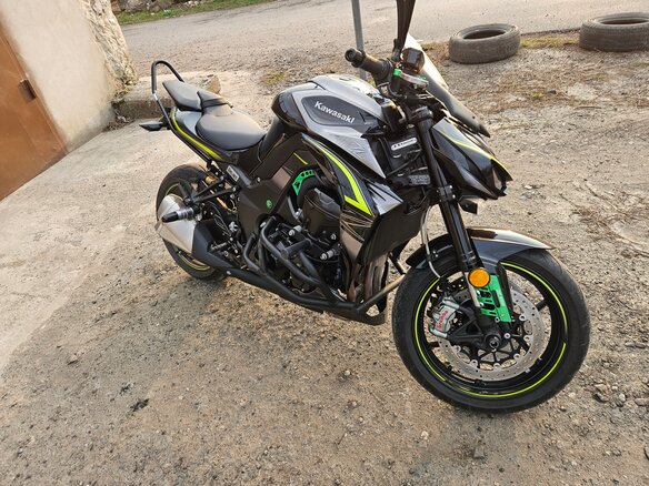 2017 Kawasaki Z 1000, чёрный, 1500000 рублей - вид 1