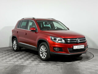 2012 Volkswagen Tiguan I Рестайлинг, красный, 1800000 рублей, вид 3