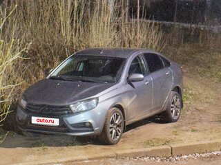 2016 Lada (ВАЗ) Vesta I, серый, 600000 рублей, вид 4