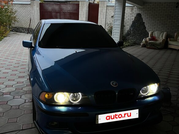 2003 BMW 5 серии 525i IV (E39) Рестайлинг, синий, 850000 рублей - вид 1