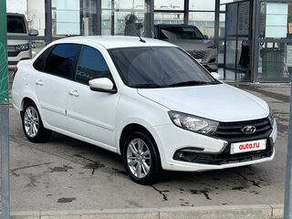 2019 Lada (ВАЗ) Granta I Рестайлинг, белый, 580000 рублей, вид 3
