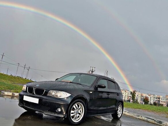 2005 BMW 1 серии 116i I (E81/E82/E87/E88), чёрный, 600000 рублей - вид 1