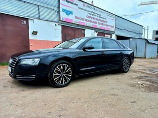 2012 Audi A8 Long III (D4), чёрный, 1700000 рублей, вид 1