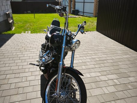 2007 Harley-Davidson Softail Custom, чёрный, 850000 рублей, вид 4