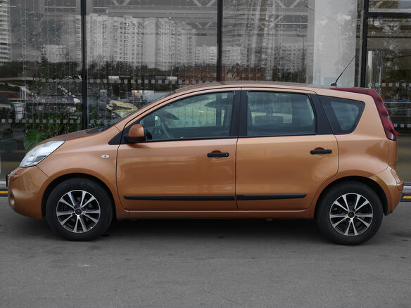 2009 Nissan Note I Рестайлинг, оранжевый - вид 7