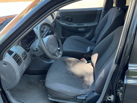 2008 Hyundai Accent ТагАЗ II, чёрный, 460000 рублей - вид 6