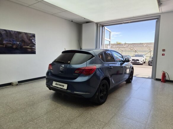 2012 Opel Astra J Рестайлинг, синий - вид 3