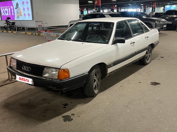 1986 Audi 100 III (C3), белый - вид 1