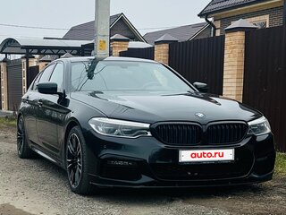2019 BMW 5 серии 530i xDrive VII (G30/G31/G38), чёрный, 3700000 рублей, вид 3