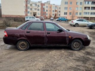 2011 Lada (ВАЗ) Priora I, пурпурный, 350000 рублей, вид 2