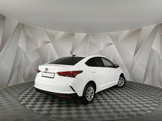2021 Hyundai Solaris II Рестайлинг, белый, 1335550 рублей, вид 2