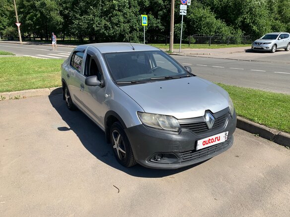 2015 Renault Logan II, серый, 300000 рублей - вид 3