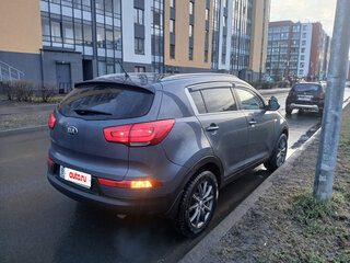 2015 Kia Sportage III Рестайлинг, синий, 1385000 рублей, вид 4