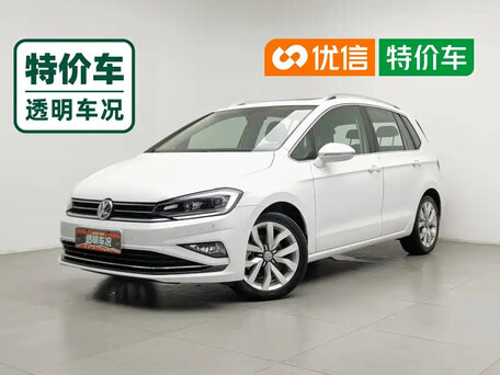 2019 Volkswagen Golf Sportsvan I Рестайлинг, белый, 1280000 рублей, вид 1