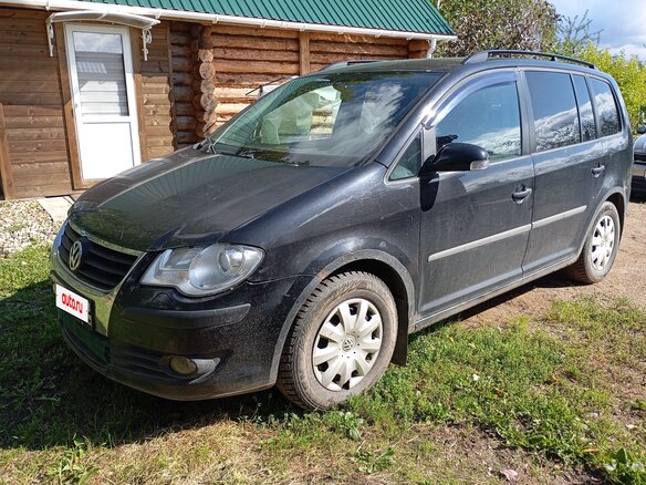 2008 Volkswagen Touran I Рестайлинг, чёрный, 450000 рублей