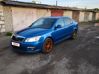2012 Skoda Octavia RS II Рестайлинг, синий, 1200000 рублей, вид 1