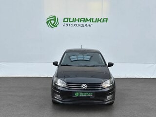 2017 Volkswagen Polo V Рестайлинг, чёрный, 940000 рублей, вид 2