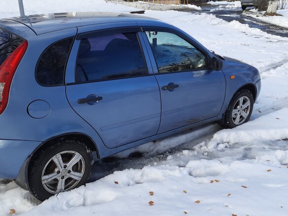2007 Lada (ВАЗ) Kalina I, серый, 165000 рублей - вид 1