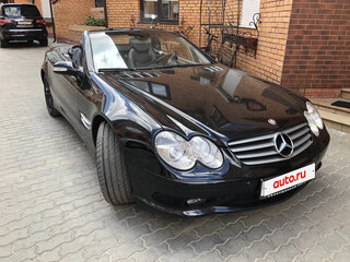 2002 Mercedes-Benz SL-Класс 500 5-speed V (R230), чёрный, 7000000 рублей, вид 2
