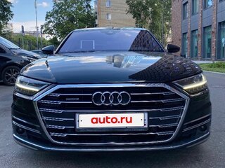 2019 Audi A8 Long 55 TFSI IV (D5), чёрный, 5900000 рублей, вид 2