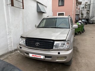 2000 Toyota Land Cruiser 100 Series, серебристый, 950000 рублей, вид 1