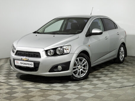 2014 Chevrolet Aveo II, серебристый, 689989 рублей, вид 1