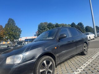 2007 Hyundai Accent ТагАЗ II, чёрный, 349999 рублей, вид 1