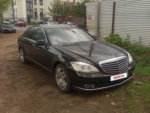 2010 Mercedes-Benz S-Класс 350 V (W221) Рестайлинг, чёрный, 1100000 рублей - вид 1