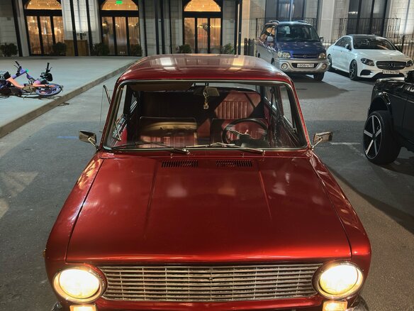 1977 Lada (ВАЗ) 21011, красный, 180000 рублей - вид 9