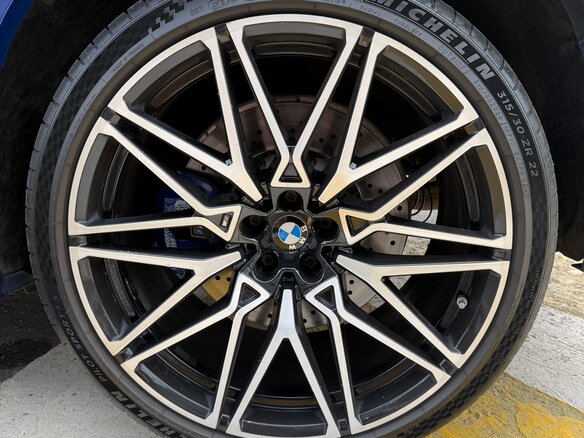 2020 BMW X5 M Competition III (F95), синий - вид 11