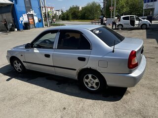 2006 Hyundai Accent ТагАЗ II, серебристый, 280000 рублей, вид 5