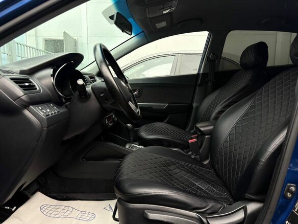 2012 Kia Rio 4-speed III, синий, 800000 рублей - вид 8