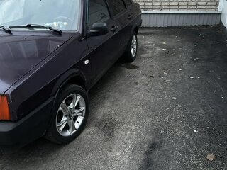 1997 Lada (ВАЗ) 21099, пурпурный, 145000 рублей, вид 2