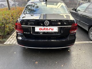 2018 Volkswagen Polo V Рестайлинг, чёрный, 1225000 рублей, вид 3