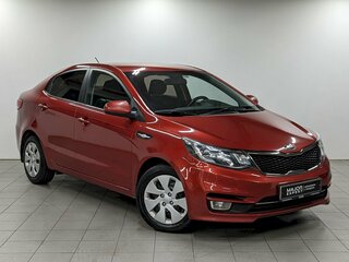 2017 Kia Rio III Рестайлинг, красный, 1090000 рублей, вид 3