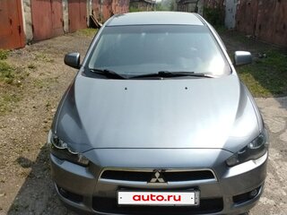 2012 Mitsubishi Lancer X Рестайлинг, серый, 730000 рублей, вид 3