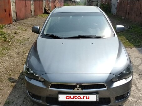 2012 Mitsubishi Lancer X Рестайлинг, серый, 780000 рублей, вид 3