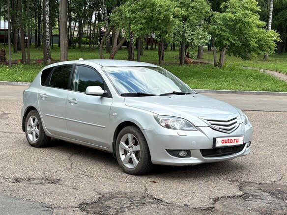 2005 Mazda 3 I (BK), серебристый, 400000 рублей