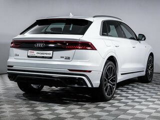 2019 Audi Q8 55 TFSI I (4M), белый, 4949000 рублей, вид 5